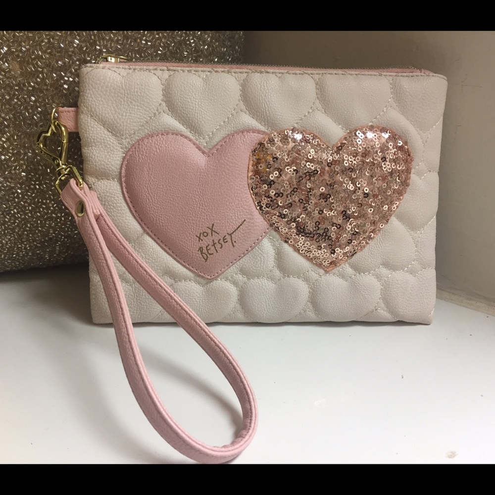 Like new Betsy Johnson wristlet