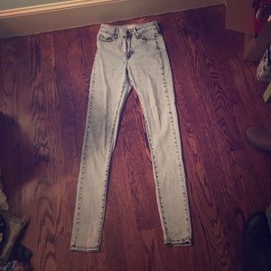 Pacsun Bullhead Hi rise skinny jeans ! Size 1