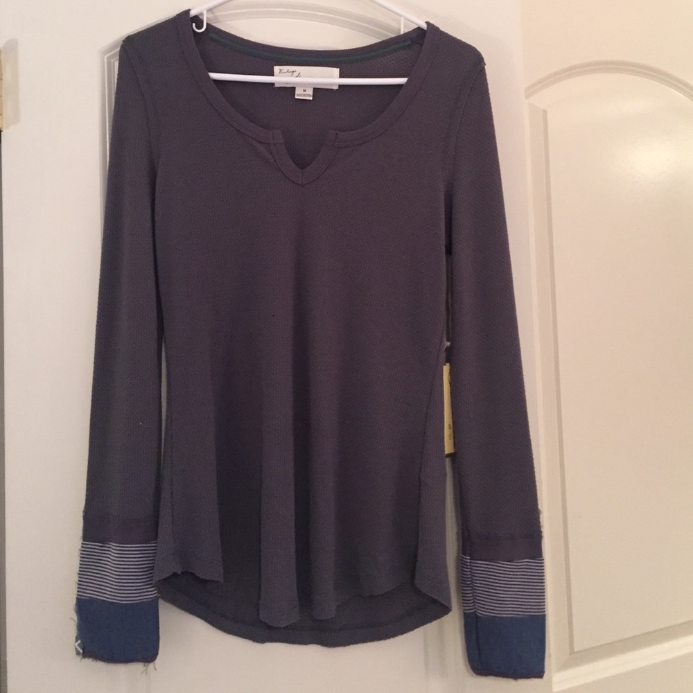 Long Sleeve Thermal with Embellishment Sleeves