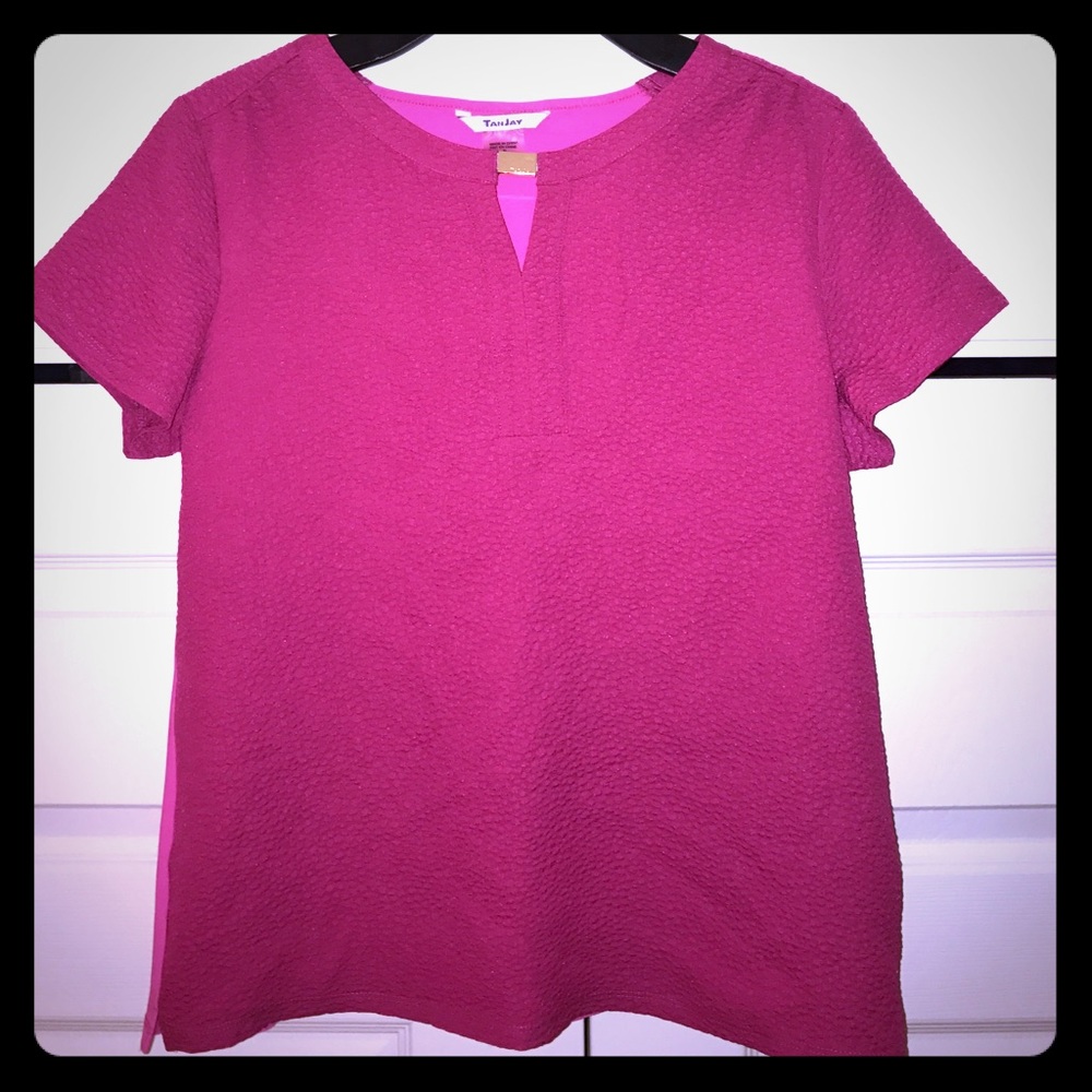 Hot pink top