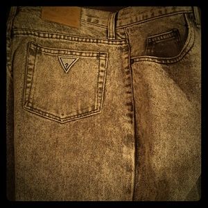 Vintage green label guess jeans