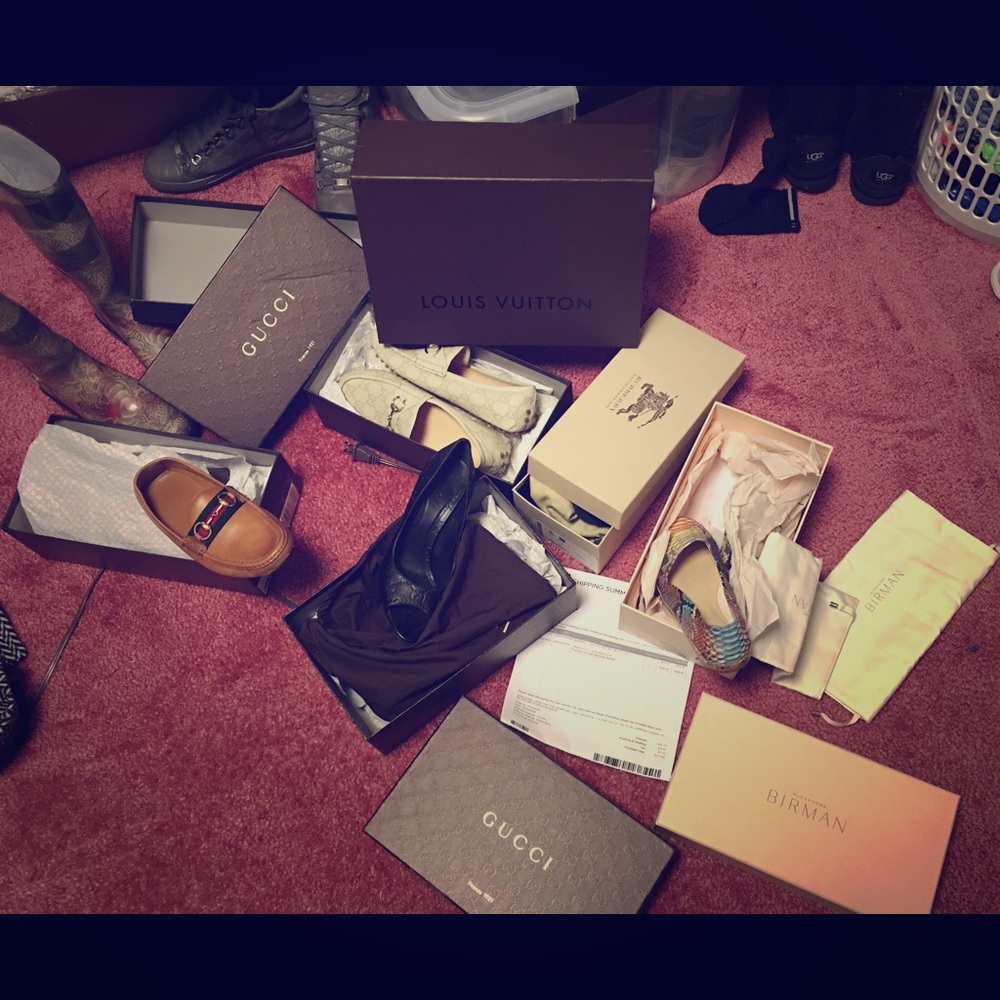 Working on my shoe closet. Here are just some