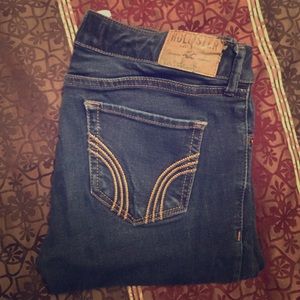 Size one regular Hollister dark jeans