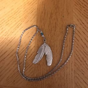 Authentic Native American feather necklace