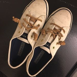 Sperry topsider size 6.5 ivory sneakers