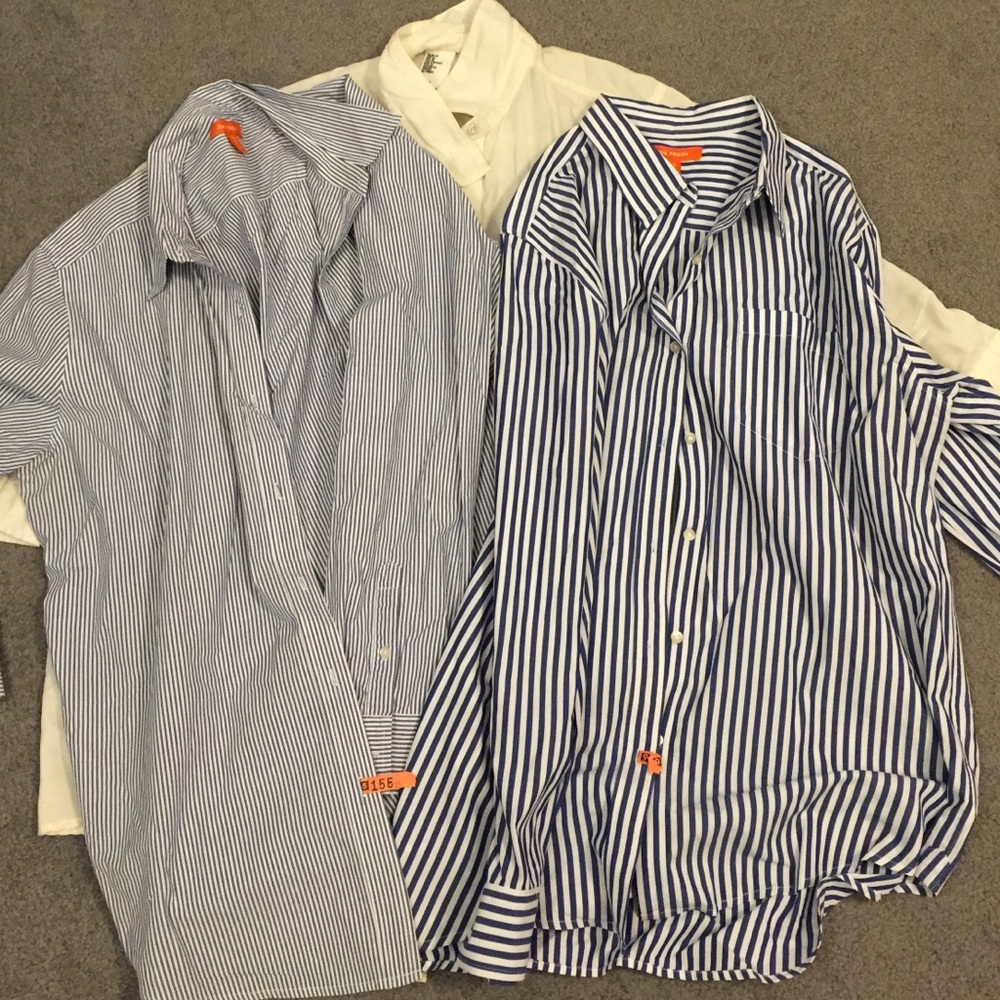 Women's button up stripe shirts