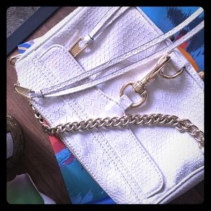 Rebecca Minkoff White Leather Mini M.A.C. Bag