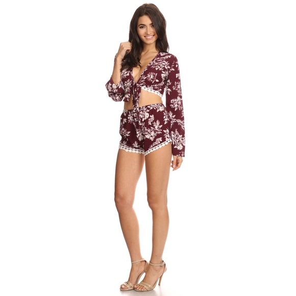 LAST 1️⃣ Midnight Two Piece Romper - Picture 3 of 5