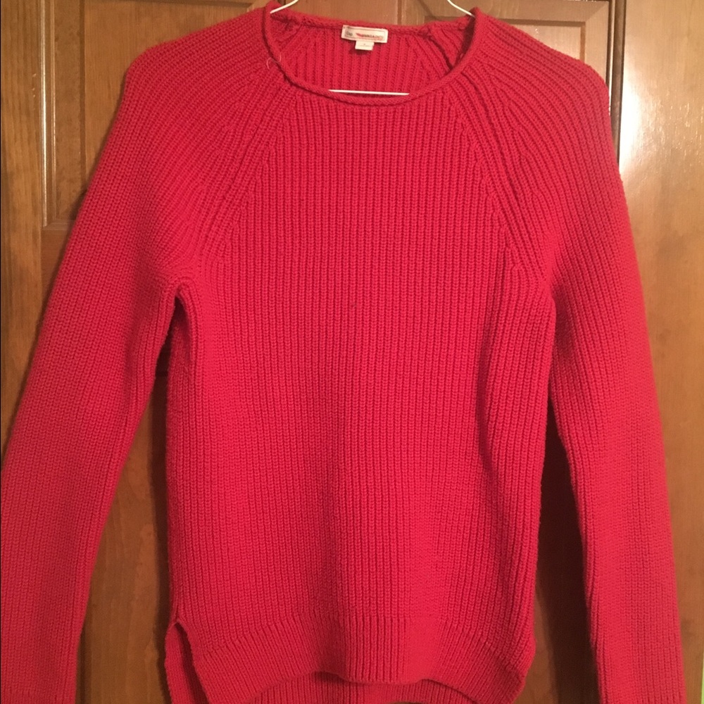 Red sweater