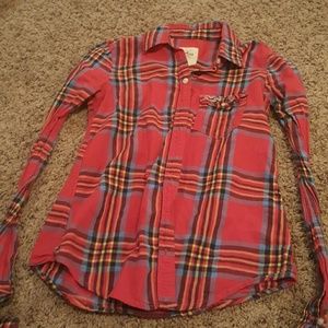 red plaid long sleeve