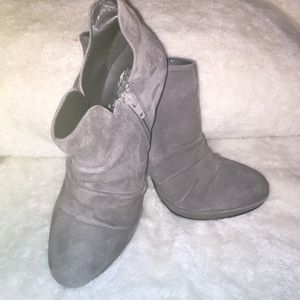 Vince Camuto suede heel booties