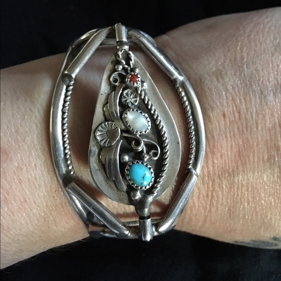 REVERSIBLE  BRACELET STERLING SILVER - Picture 2 of 4