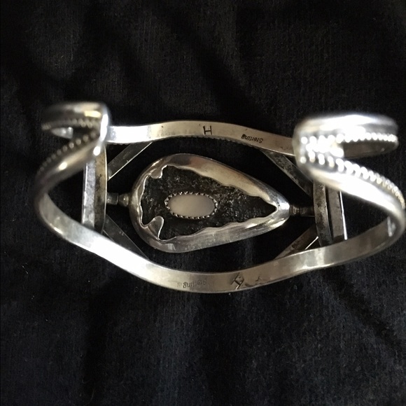 REVERSIBLE  BRACELET STERLING SILVER - Picture 3 of 4