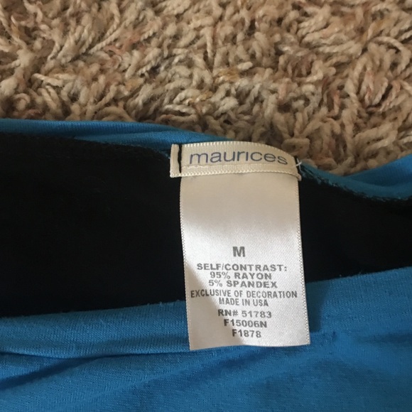 Maurices blue and black dress shirt - Picture 2 of 3
