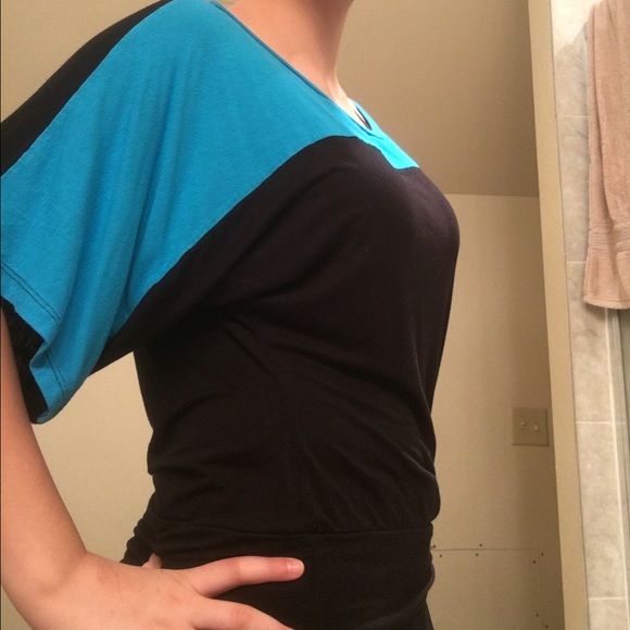 Maurices blue and black dress shirt - Picture 3 of 3