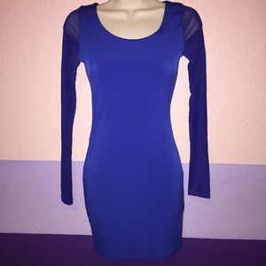 Royal blue dress