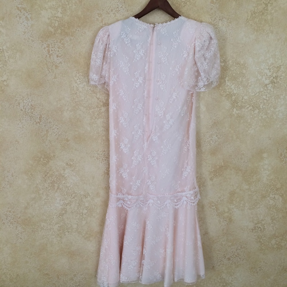 Pink lace dress (T) main image 1