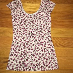 Floral Print Scoop shirt from Garage