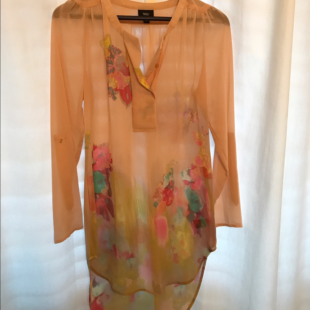 Mossimo Long Floral Top