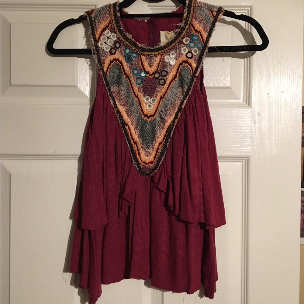 Free People- Shag top