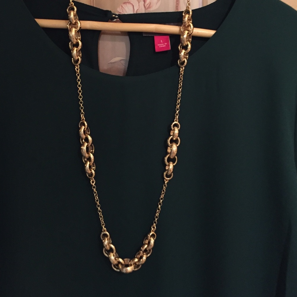 Banana Republic Long rope chained necklace