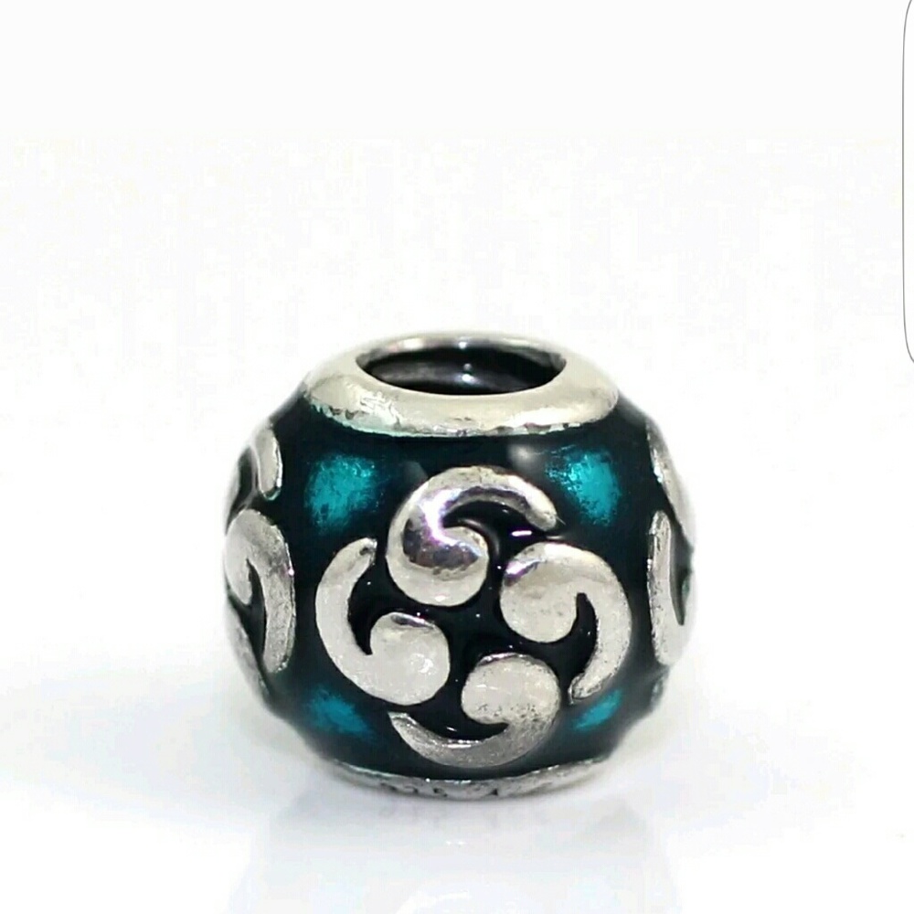 ***SOLD*** Pandora Retired Turquoise Zen Beads
