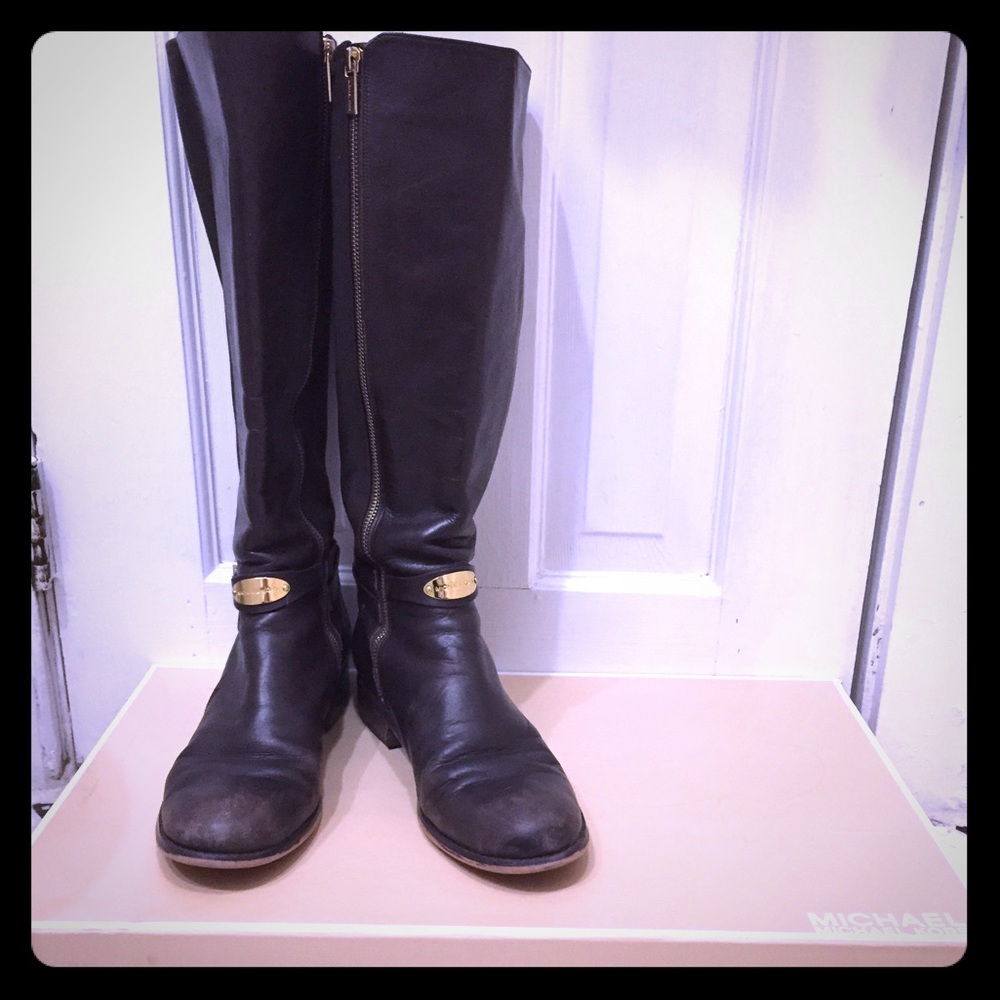 MICHAEL KORS Genuine Leather Riding Boots!!
