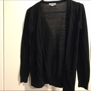 Forever21 Black Vneck Cardigan