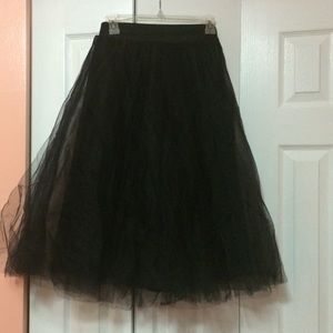 Small black Tulle skirt