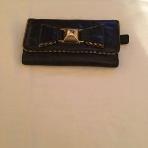 Black Betsy Johnson leather wallet