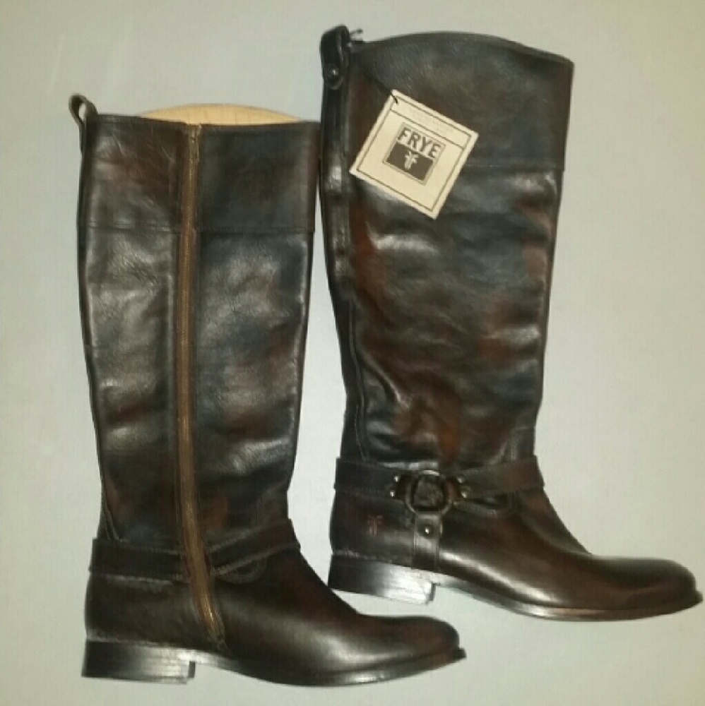 Frye Melissa Harness Inside Zip Boot