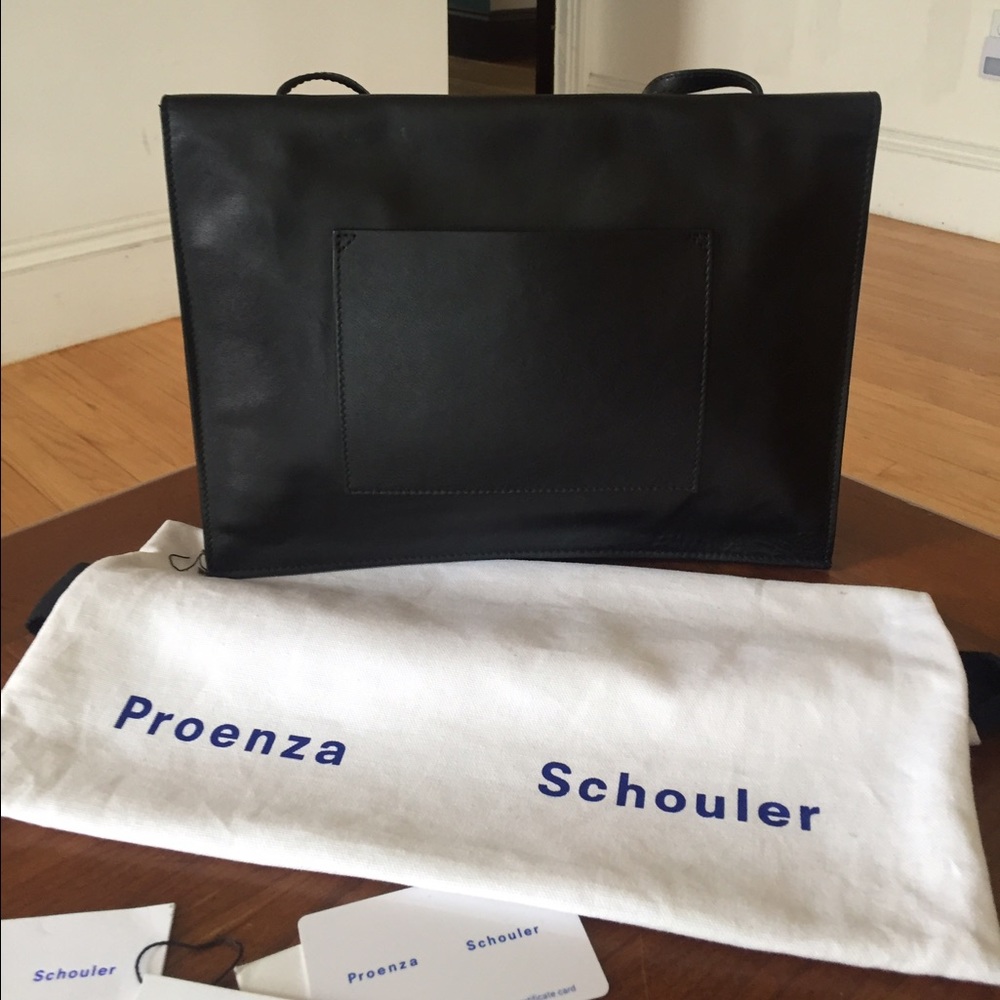 NWT PROENZA SCHOULER Large Fringe Lunch Bag - Picture 4 of 8
