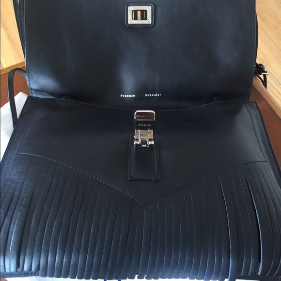 NWT PROENZA SCHOULER Large Fringe Lunch Bag - Picture 6 of 8