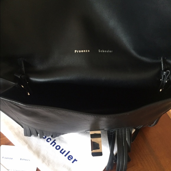 NWT PROENZA SCHOULER Large Fringe Lunch Bag - Picture 7 of 8