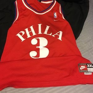 Allen Iverson stitched Nike jersey size 3XL