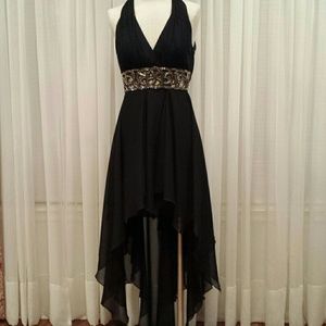 Black evening gown