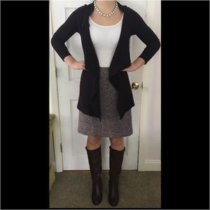 Dark purple cardigan