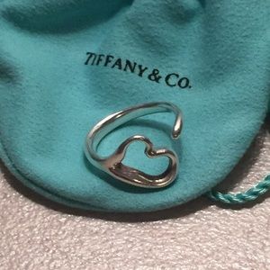 Tiffany open heart ring