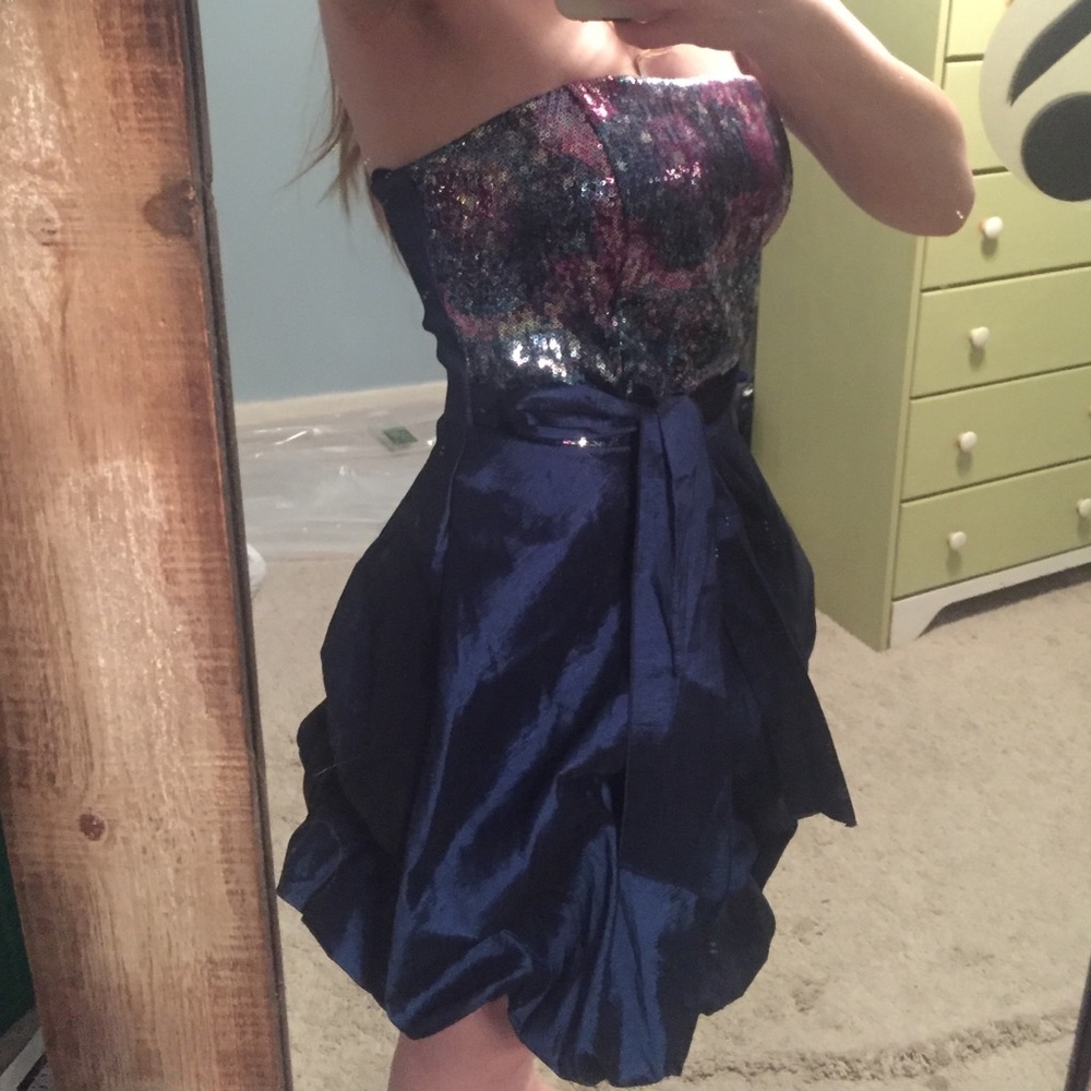 Strapless Formal Dress