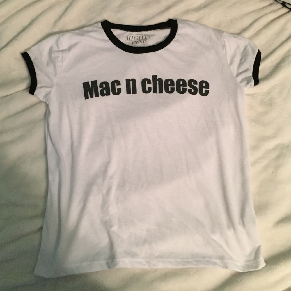 Mac and cheese graphic tee!
