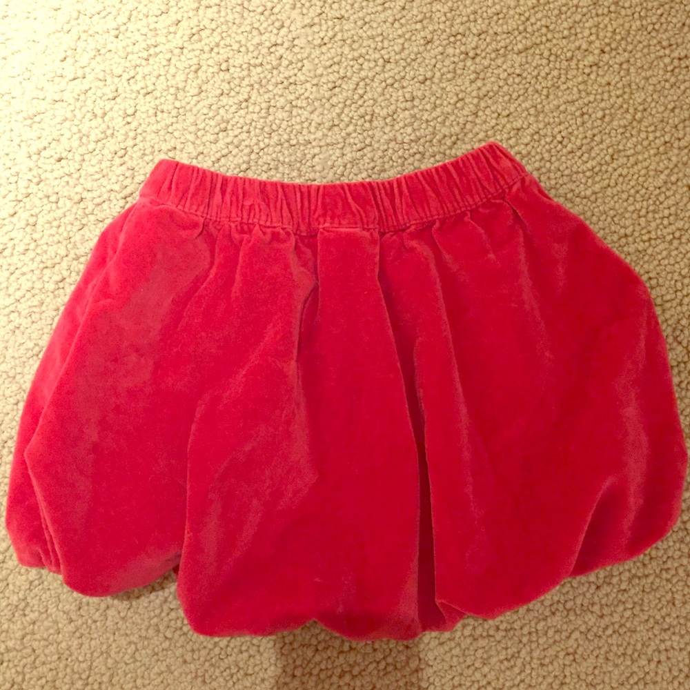 Tea Collection velvet bubble skirt
