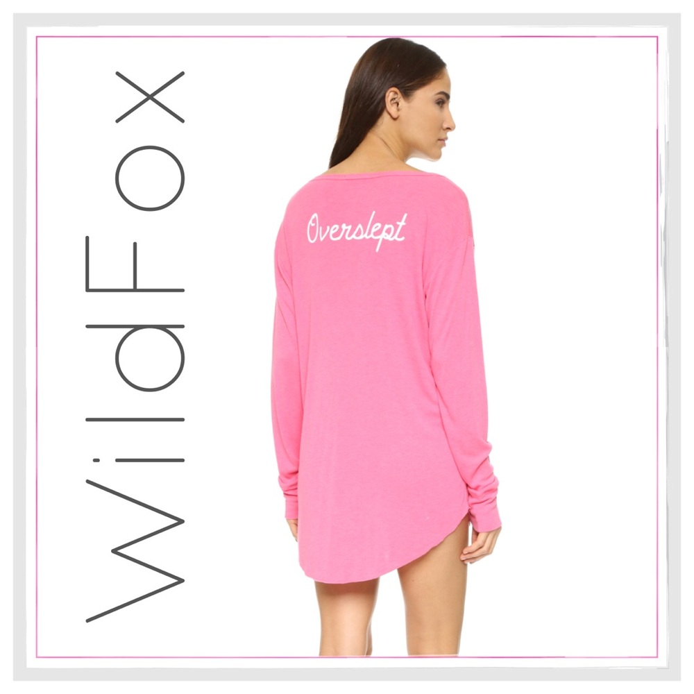 ♦️SOLD♦️WildFox Exclusive 'Overslept' Sleepshirt✨ - Picture 1 of 3