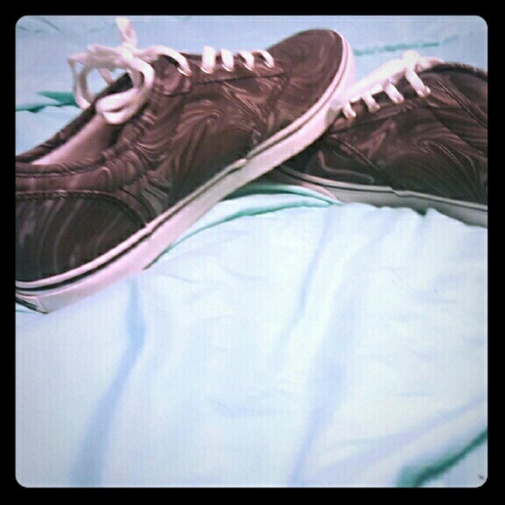 Size 9.5 gray vans