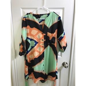 Crimson Coast Shirt Dress