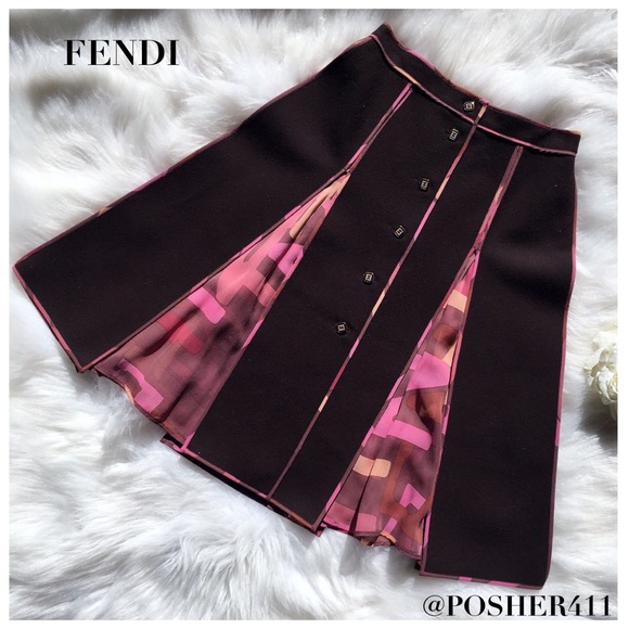 🎉HP FENDI WOOL SKIRT - Picture 6 of 6