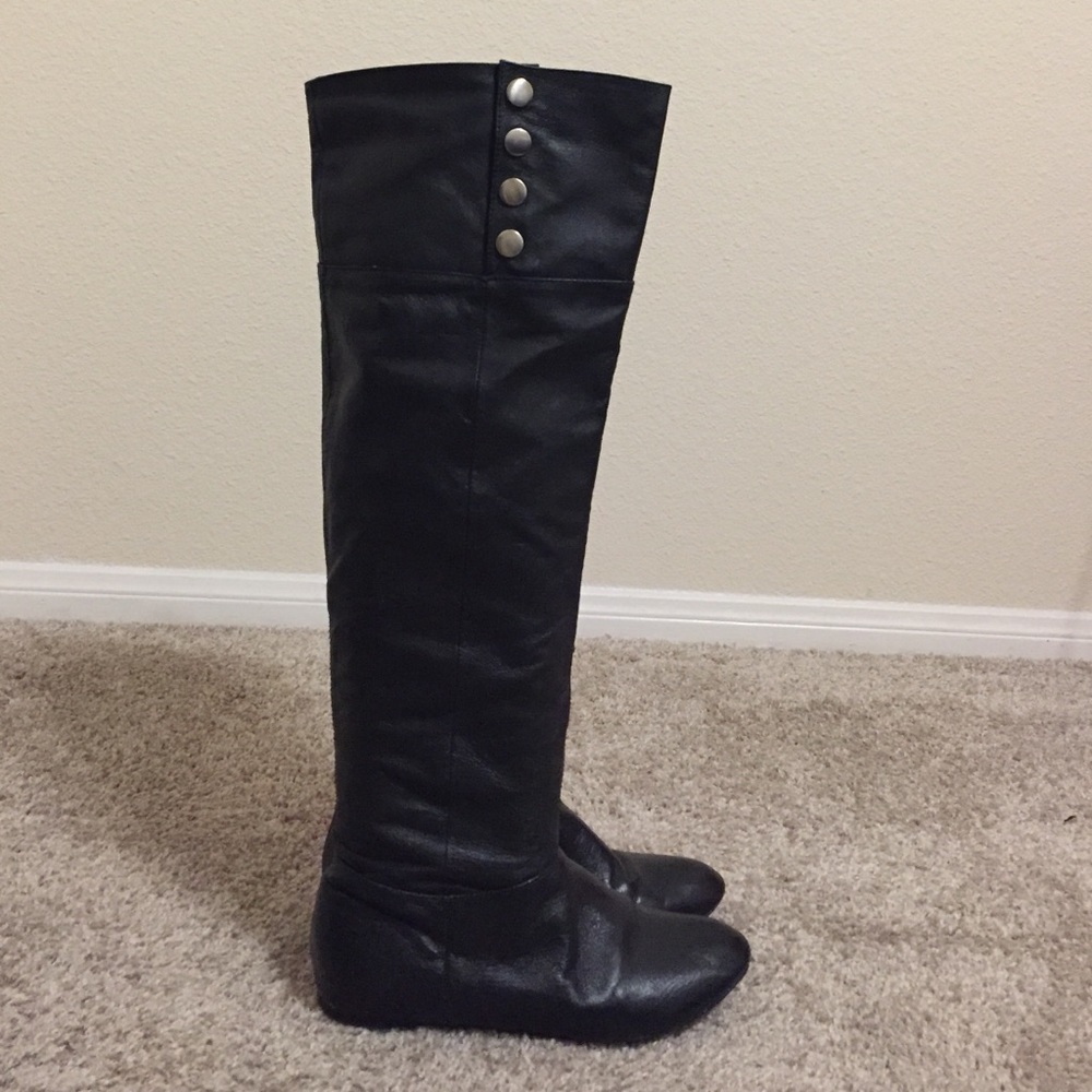 Black Chinese Laundry Over the Knee Boots