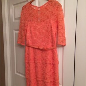 Tahari Lace Dress with removable belt