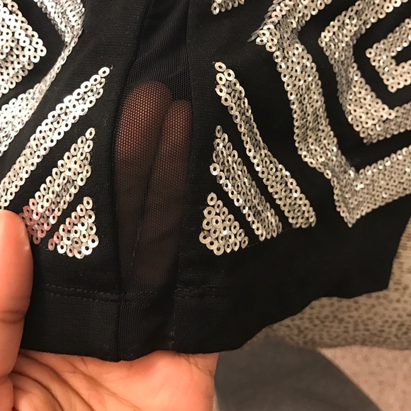 Bebe sequin crop top - Picture 2 of 4