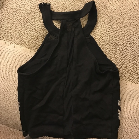 Bebe sequin crop top - Picture 3 of 4