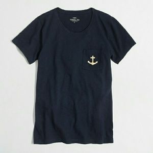 J. Crew Anchor Pocket Collector Tee